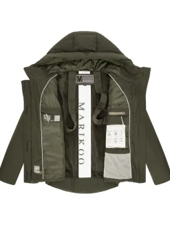 Marikoo Damen Steppjacke - Elira 16 in oliv