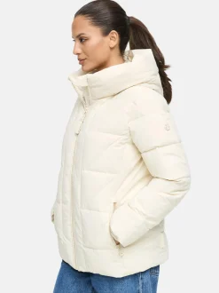 Marikoo Damen Steppjacke - Kuschelnasee 16 in beige