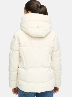 Marikoo Damen Steppjacke - Kuschelnasee 16 in beige