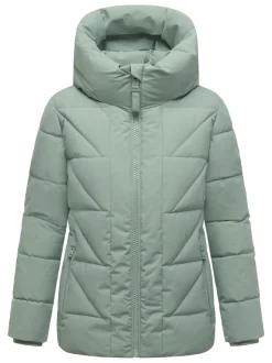 Marikoo Damen Steppjacke - Kuschelnasee 16 in mint