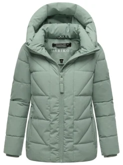 Marikoo Damen Steppjacke - Kuschelnasee 16 in mint