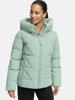 Marikoo Damen Steppjacke - Kuschelnasee 16 in mint