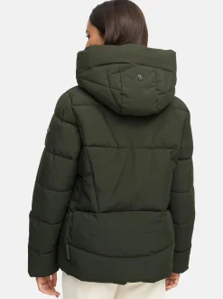 Marikoo Damen Steppjacke - Kuschelnasee 16 in oliv
