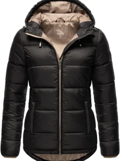 Marikoo Damen Steppjacke - Leandraa in schwarz