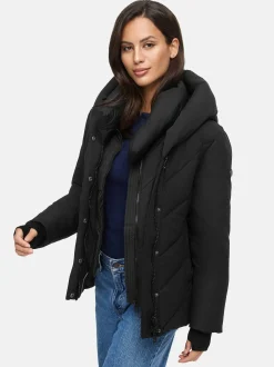 Marikoo Damen Steppjacke - Nadiraa 16 in schwarz