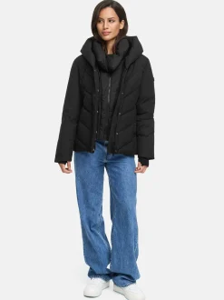 Marikoo Damen Steppjacke - Nadiraa 16 in schwarz