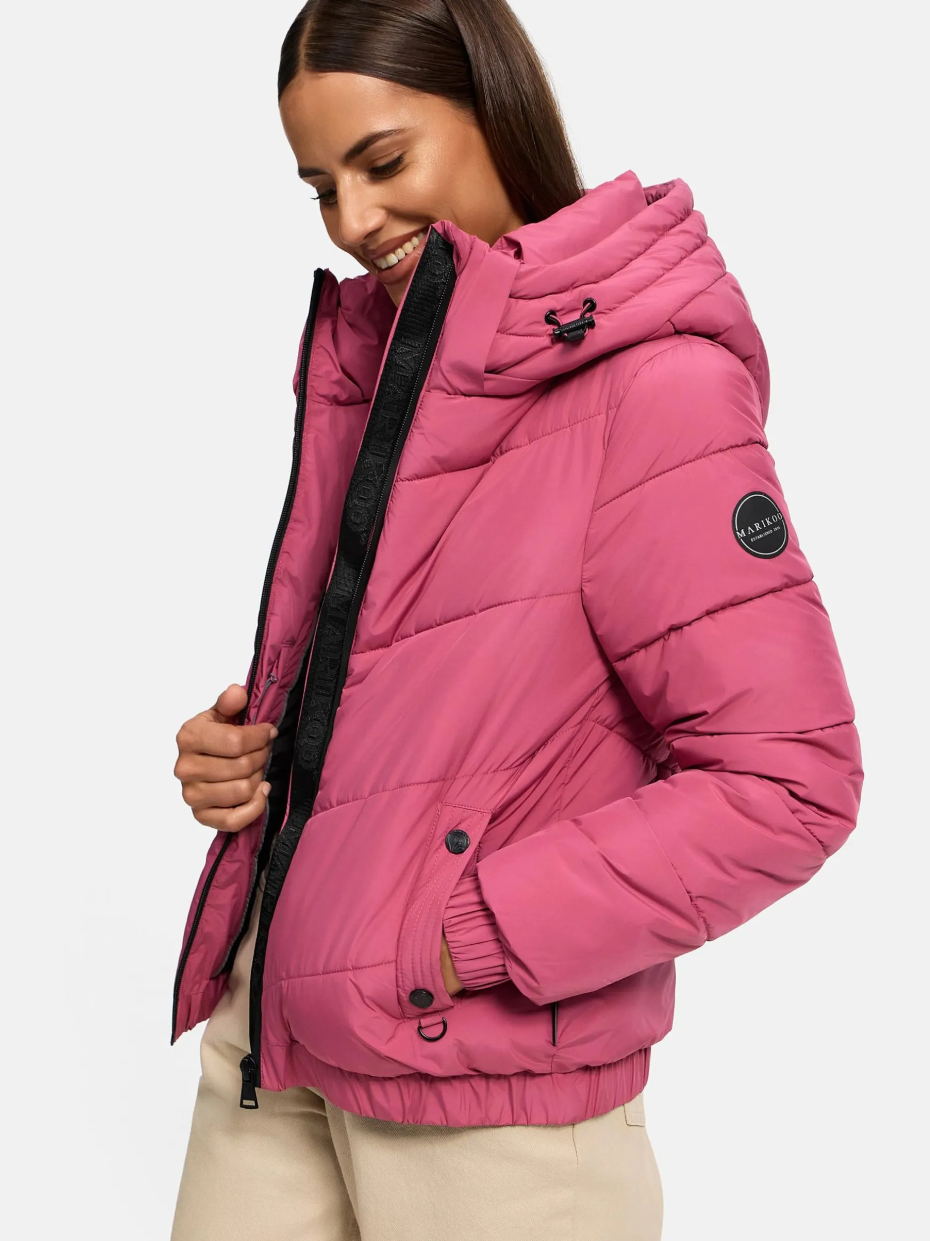 Marikoo Damen Steppjacke - Nayanaa XVI in rot