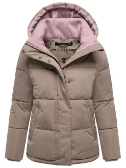 Marikoo Damen Steppjacke - Omariaa 16 in taupe