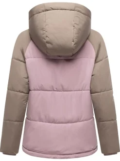 Marikoo Damen Steppjacke - Omariaa 16 in taupe