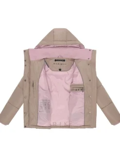 Marikoo Damen Steppjacke - Omariaa 16 in taupe