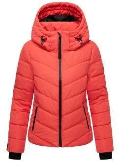 Marikoo Damen Steppjacke - Samuiaa XVI in koralle