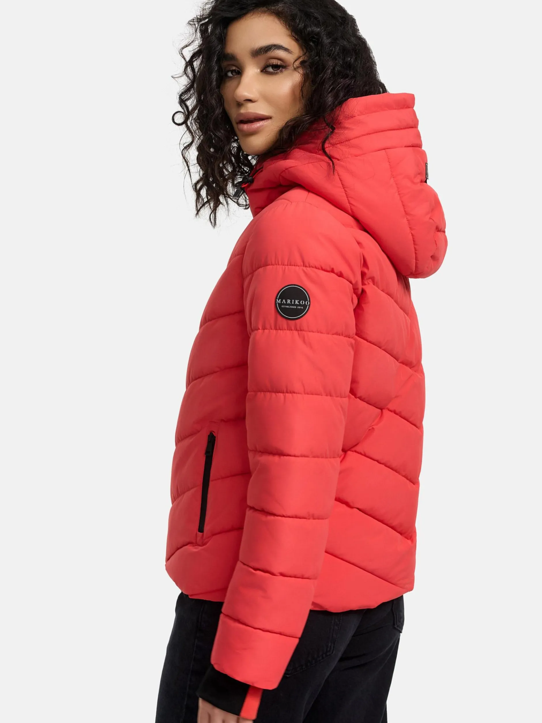 Marikoo Damen Steppjacke - Samuiaa XVI in koralle