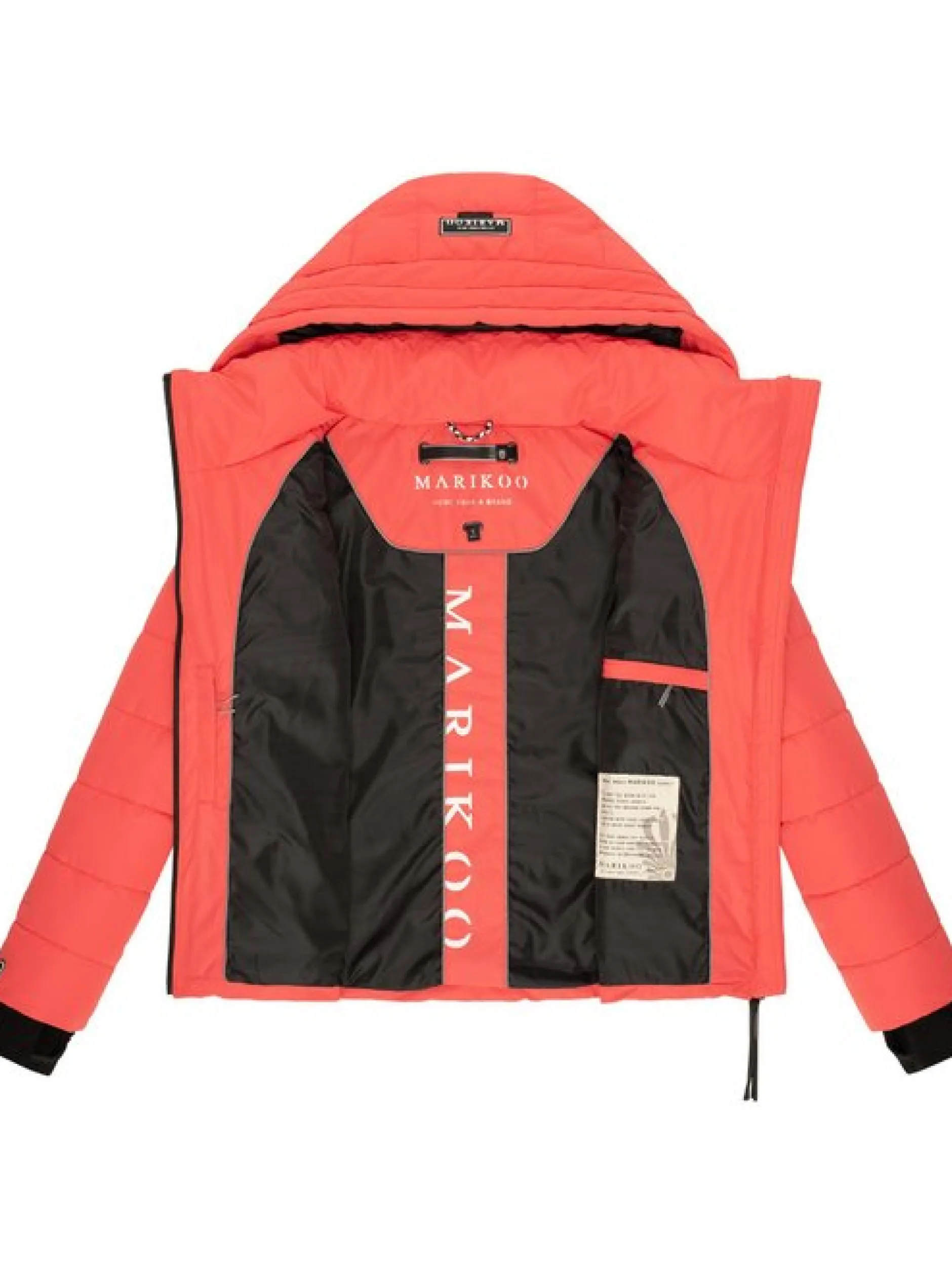 Marikoo Damen Steppjacke - Samuiaa XVI in koralle