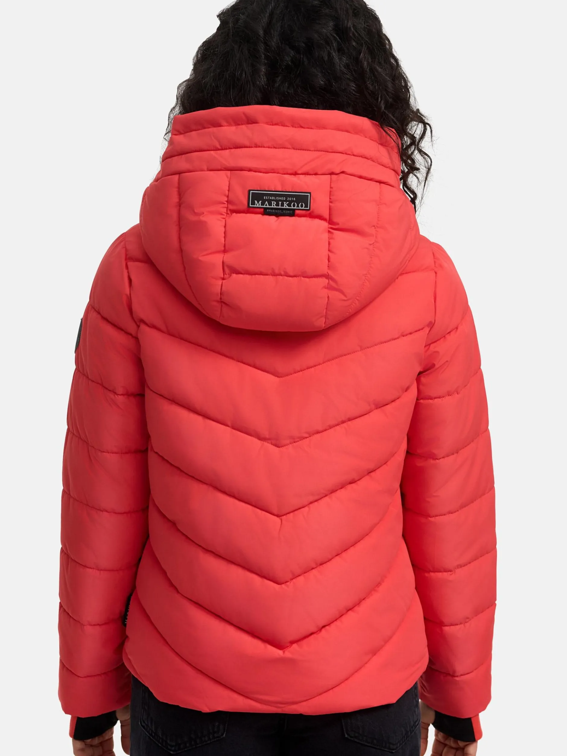 Marikoo Damen Steppjacke - Samuiaa XVI in koralle