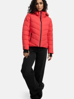 Marikoo Damen Steppjacke - Samuiaa XVI in koralle