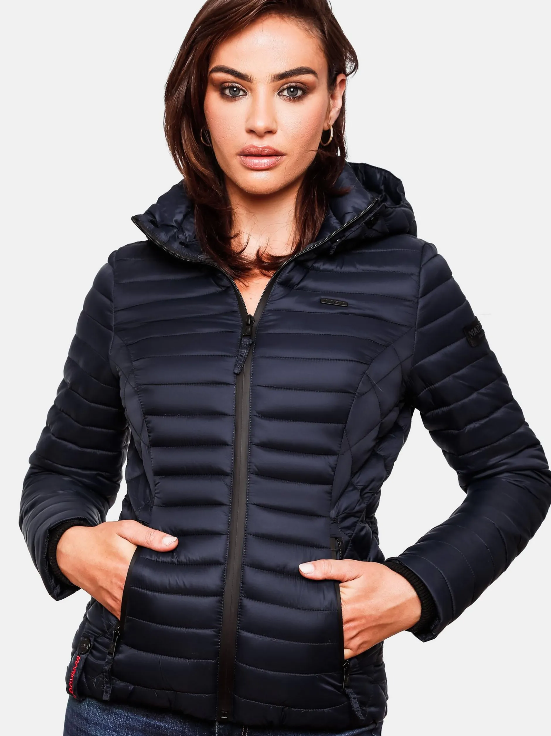 Marikoo Damen Steppjacke - Samtpfote in blau