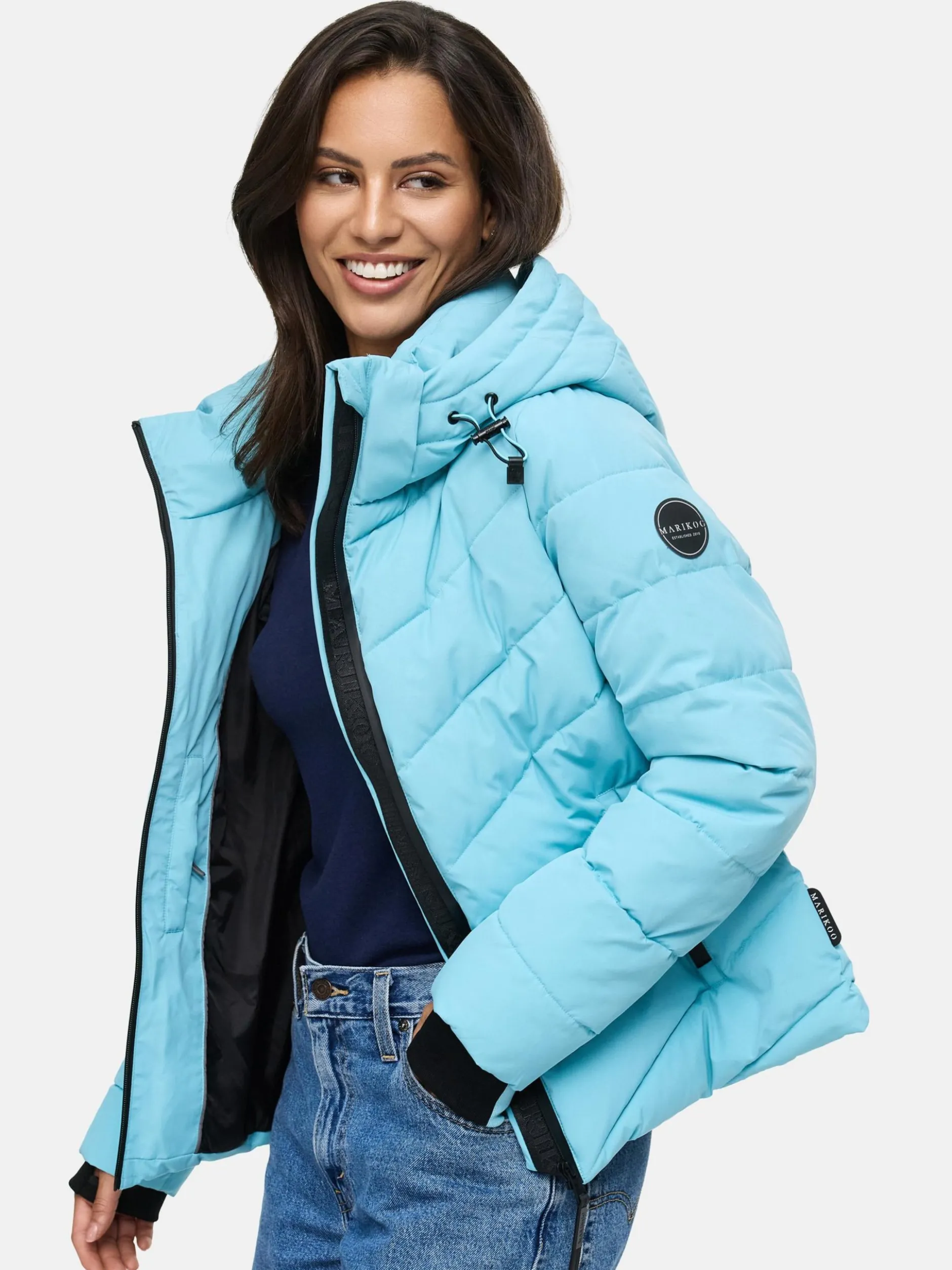 Marikoo Damen Steppjacke - Samuiaa XVI in blau