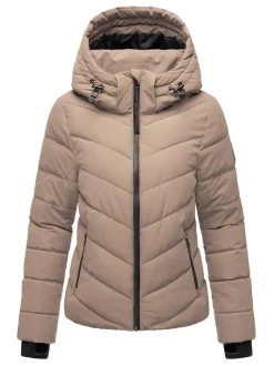 Marikoo Damen Steppjacke - Samuiaa XVI in taupe