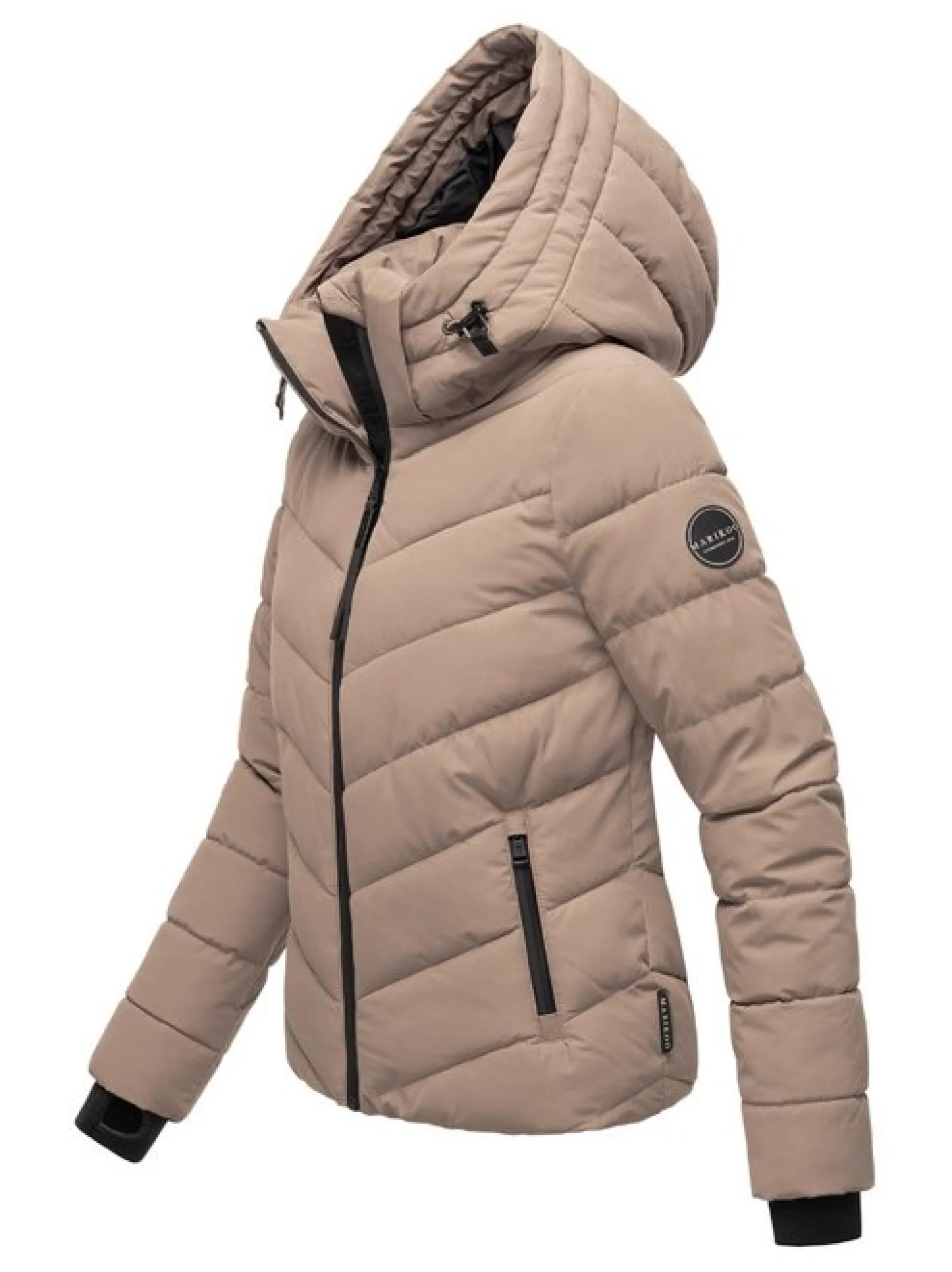 Marikoo Damen Steppjacke - Samuiaa XVI in taupe