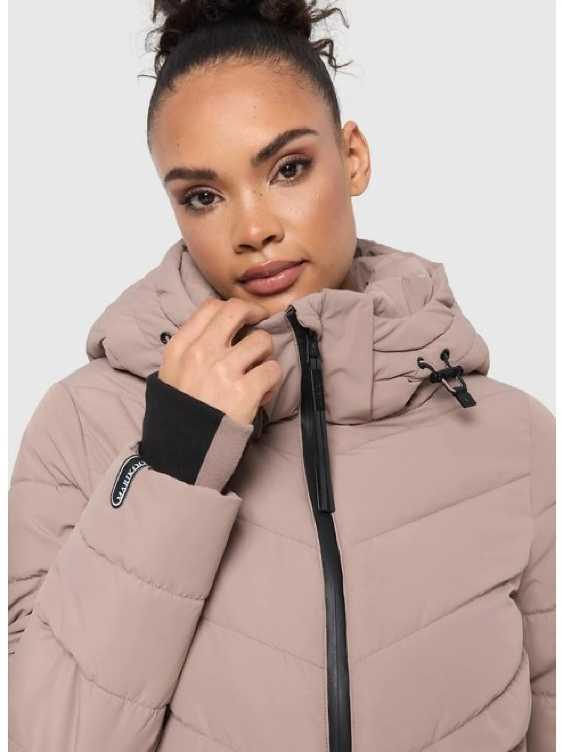 Marikoo Damen Steppjacke - Samuiaa XVI in taupe