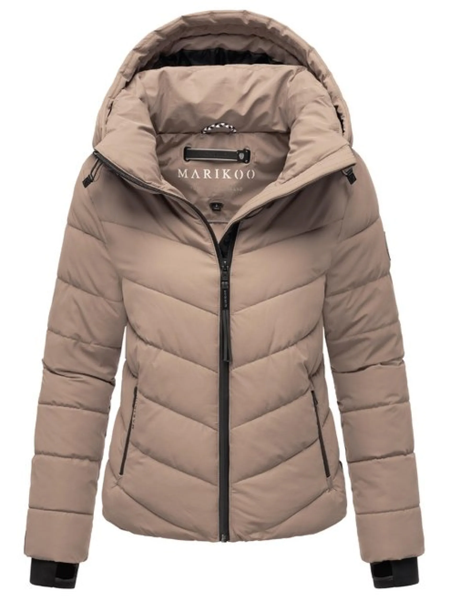 Marikoo Damen Steppjacke - Samuiaa XVI in taupe