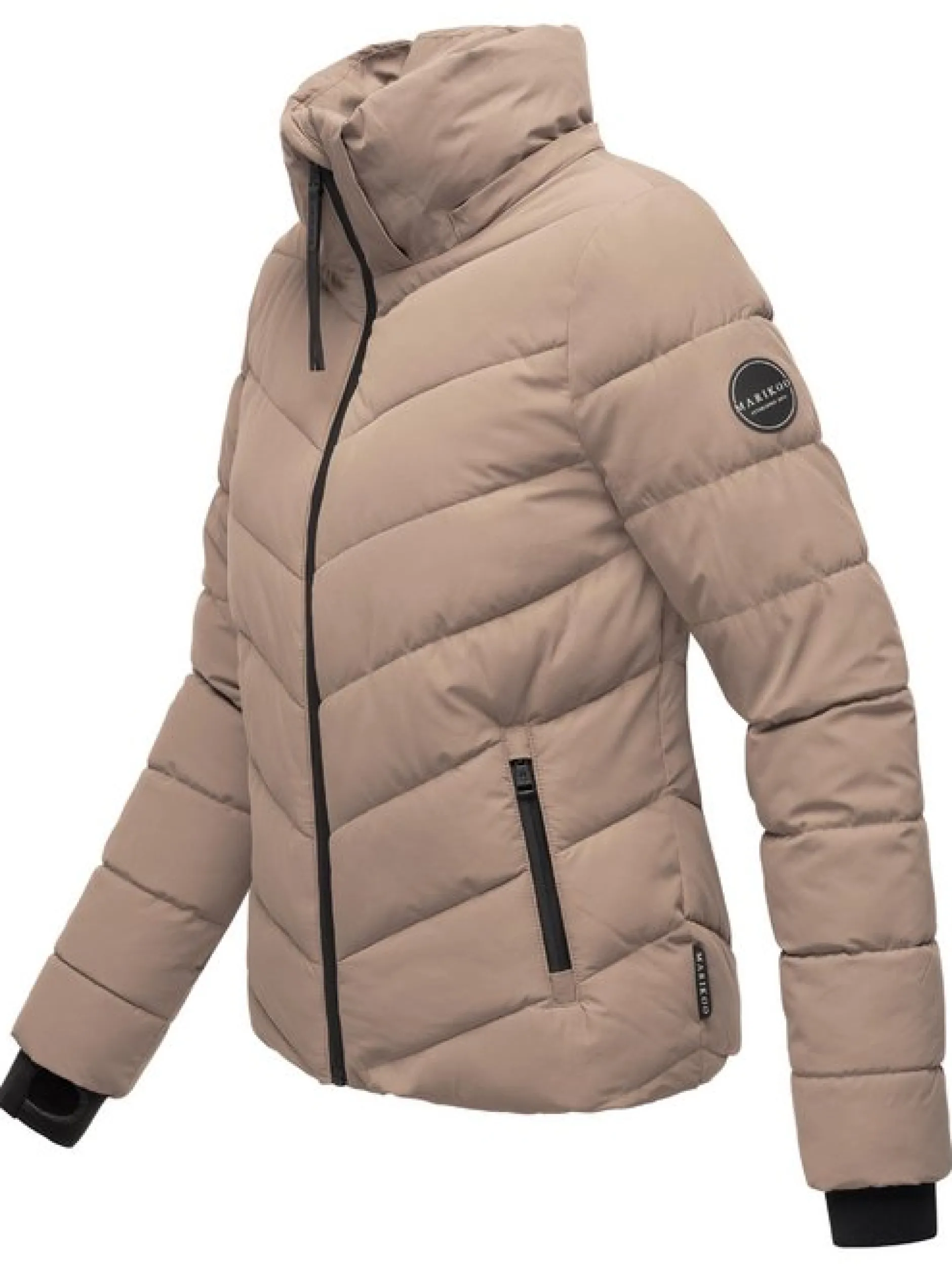 Marikoo Damen Steppjacke - Samuiaa XVI in taupe