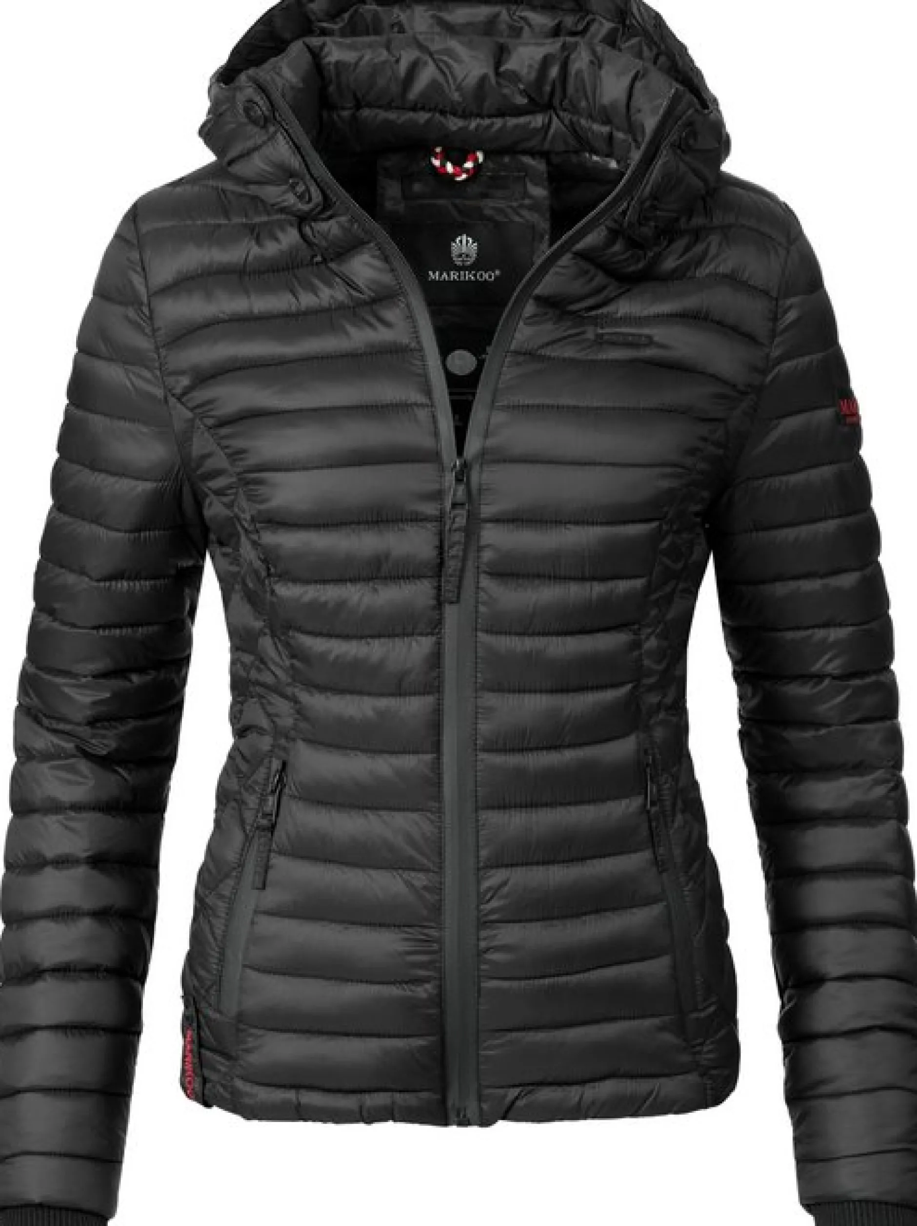 Marikoo Damen Steppjacke - Samtpfote in schwarz