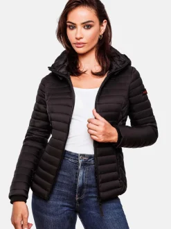 Marikoo Damen Steppjacke - Samtpfote in schwarz