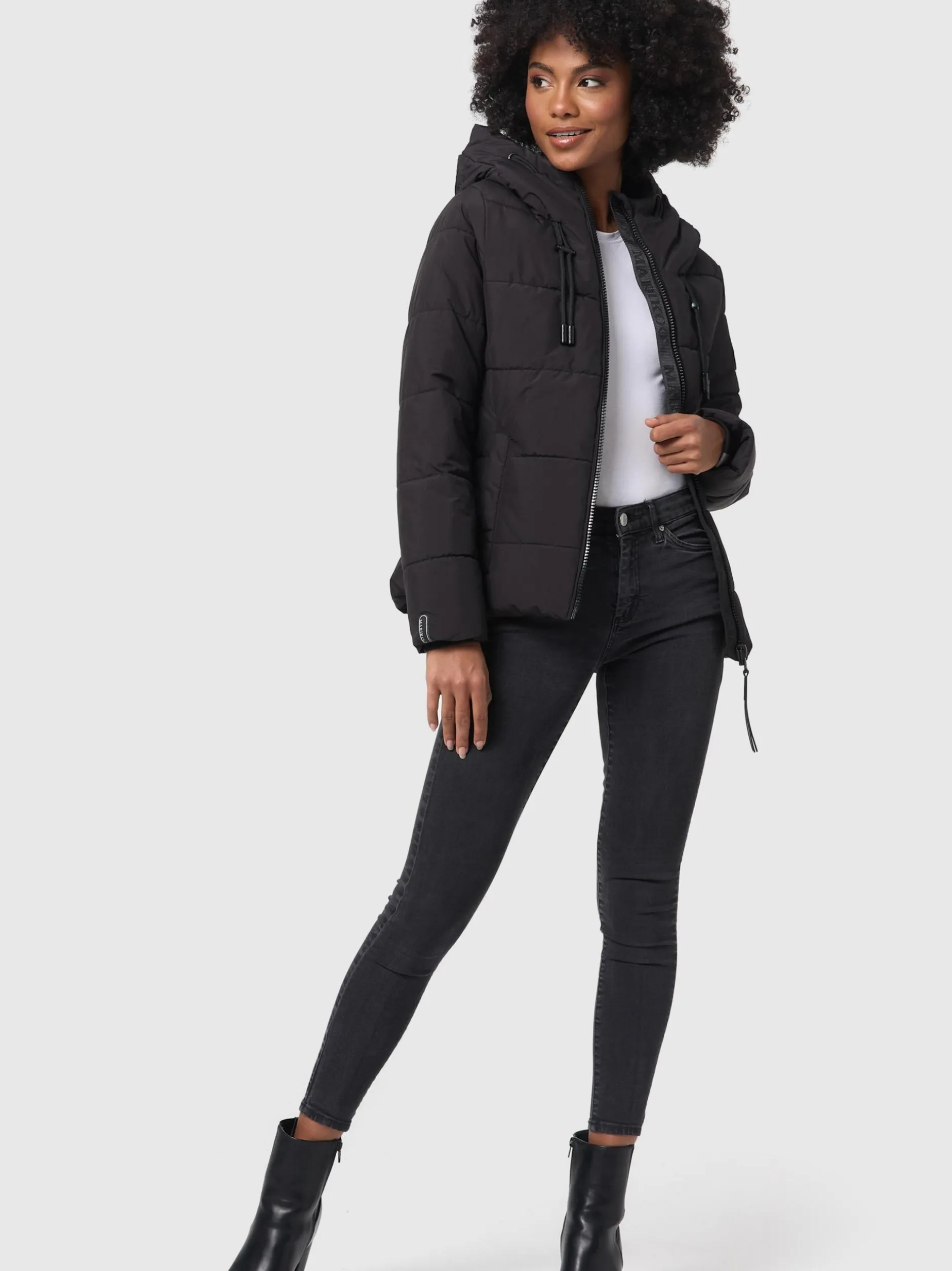 Marikoo Damen Steppjacke - Shimoaa XVI in schwarz