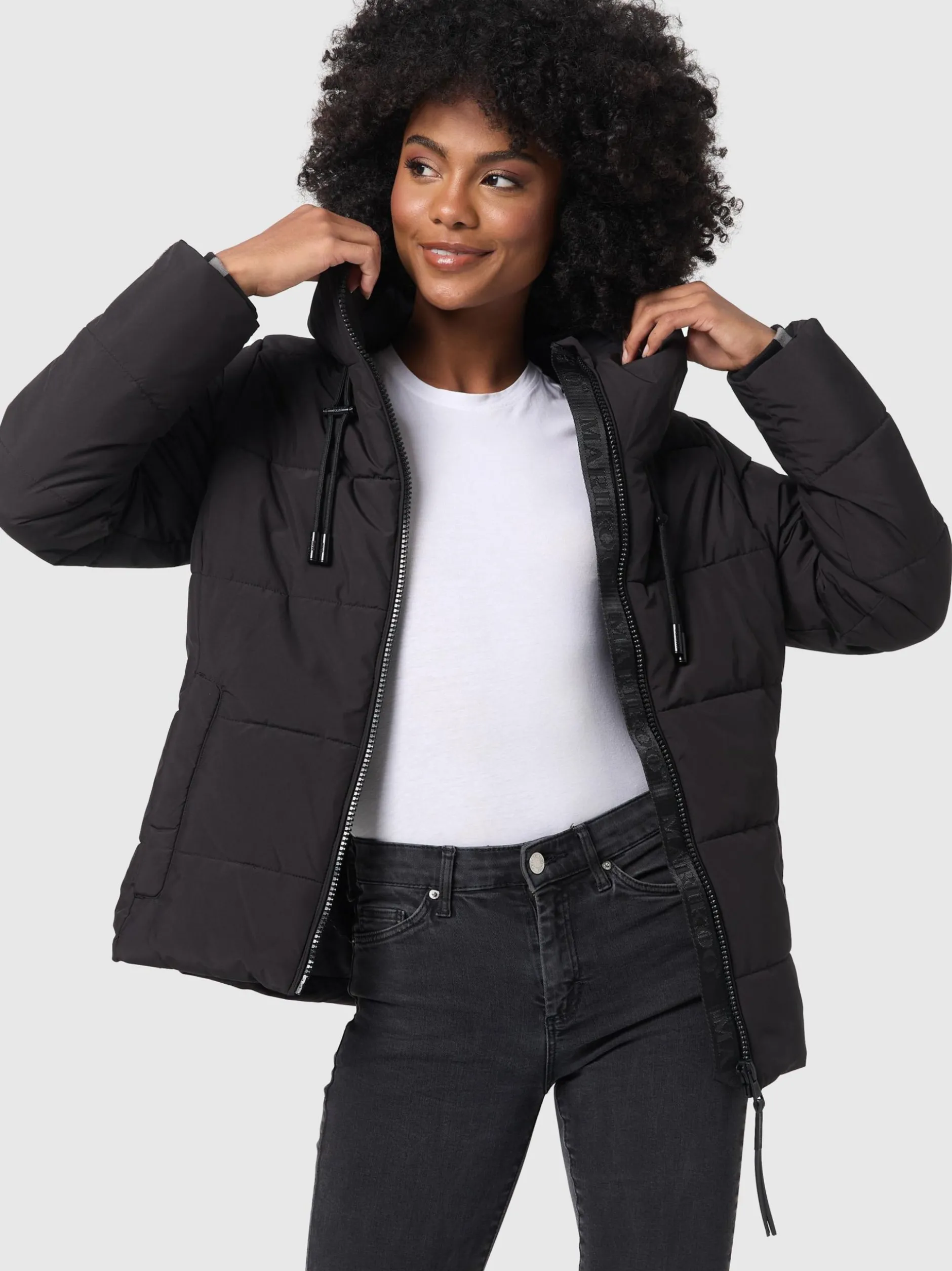 Marikoo Damen Steppjacke - Shimoaa XVI in schwarz