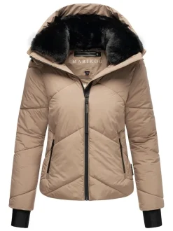 Marikoo Damen Steppjacke - Simaraa XVI in taupe