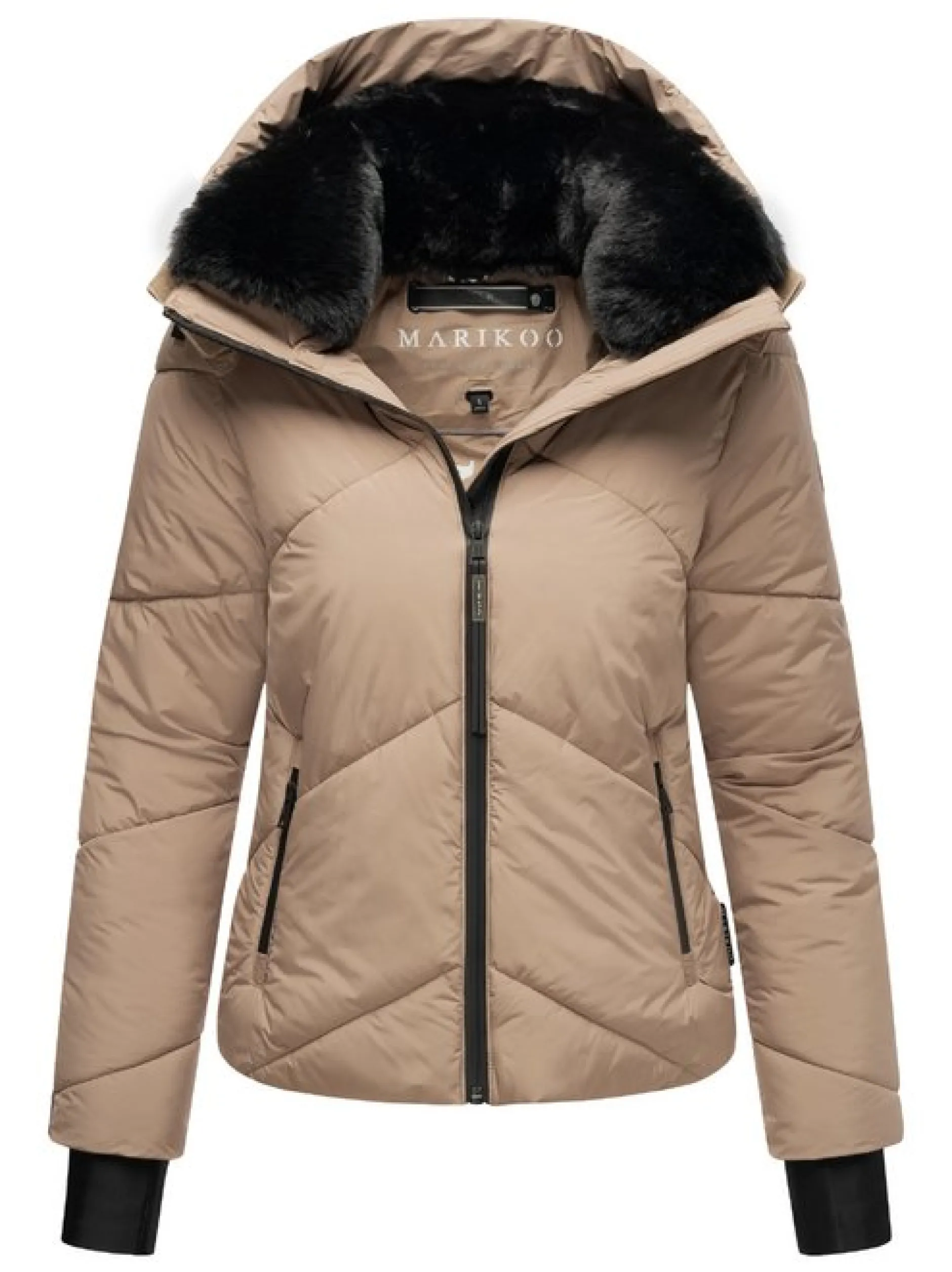 Marikoo Damen Steppjacke - Simaraa XVI in taupe