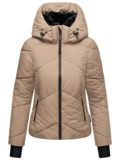 Marikoo Damen Steppjacke - Simaraa XVI in taupe