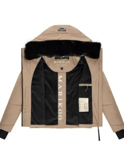 Marikoo Damen Steppjacke - Simaraa XVI in taupe