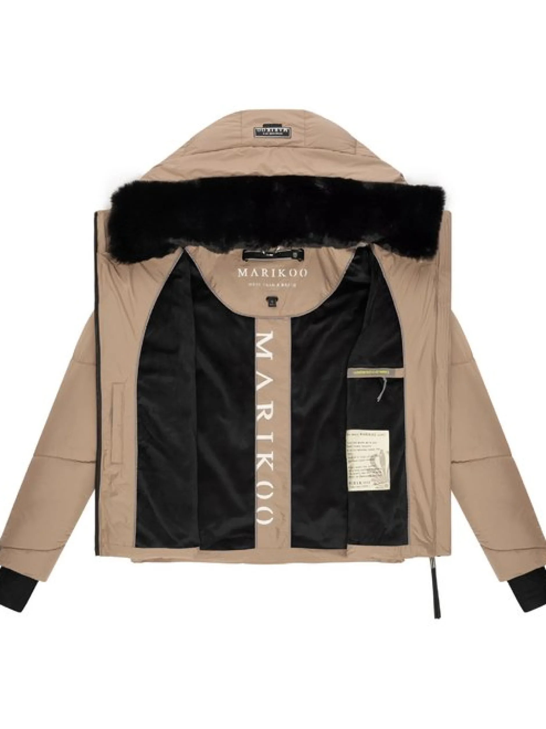 Marikoo Damen Steppjacke - Simaraa XVI in taupe