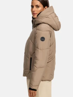 Marikoo Damen Steppjacke - Simaraa XVI in taupe