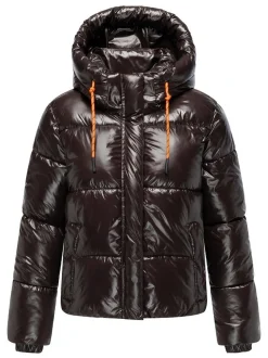Marikoo Damen Steppjacke - Skyraa 16 in schoko