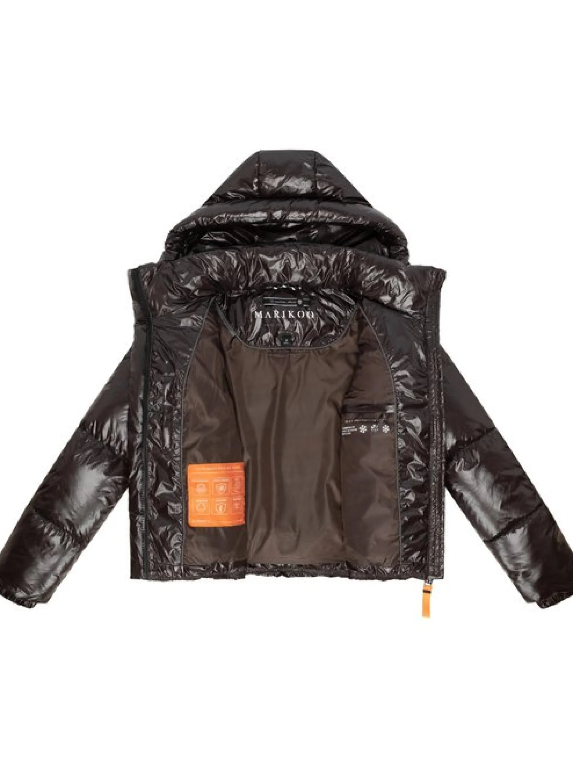 Marikoo Damen Steppjacke - Skyraa 16 in schoko