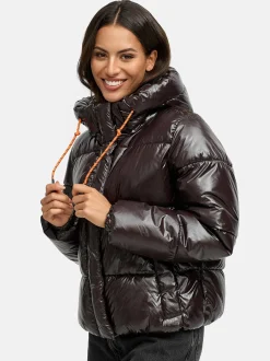 Marikoo Damen Steppjacke - Skyraa 16 in schoko
