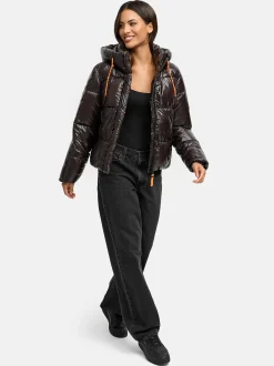 Marikoo Damen Steppjacke - Skyraa 16 in schoko