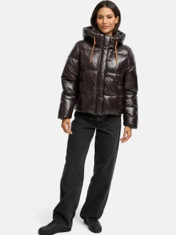 Marikoo Damen Steppjacke - Skyraa 16 in schoko