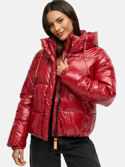 Marikoo Damen Steppjacke - Skyraa 16 in rot