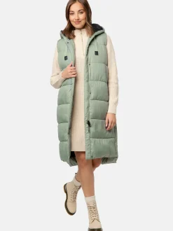 Marikoo Damen Steppweste - Sayorii in mint
