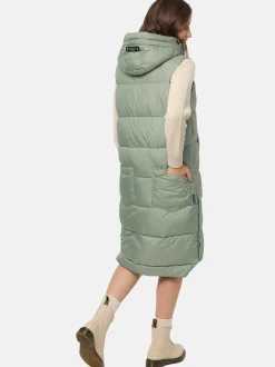 Marikoo Damen Steppweste - Sayorii in mint