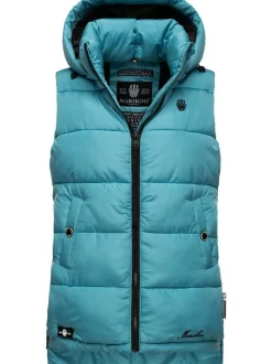 Marikoo Damen Steppweste - Zarinaa in blau