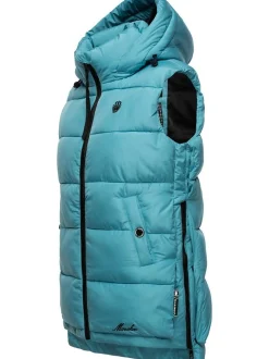 Marikoo Damen Steppweste - Zarinaa in blau