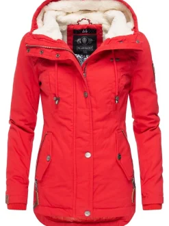 Marikoo Damen Winterjacke - Bikoo in rot