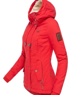 Marikoo Damen Winterjacke - Bikoo in rot
