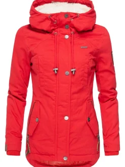 Marikoo Damen Winterjacke - Bikoo in rot