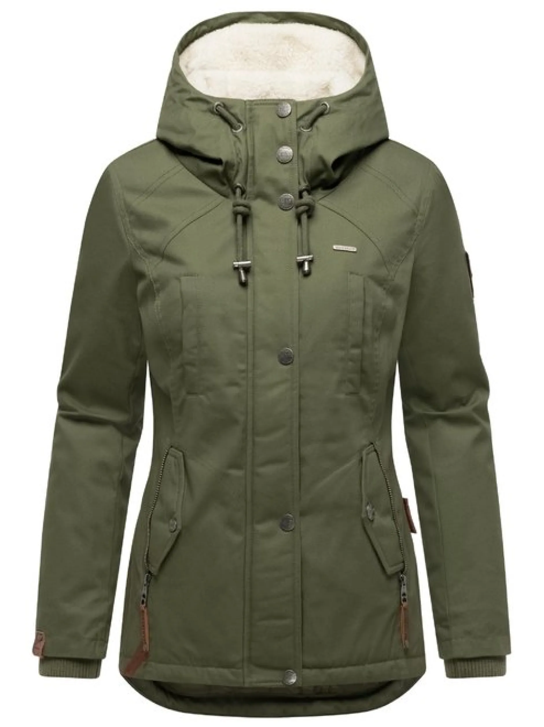 Marikoo Damen Winterjacke - Bikoo in oliv